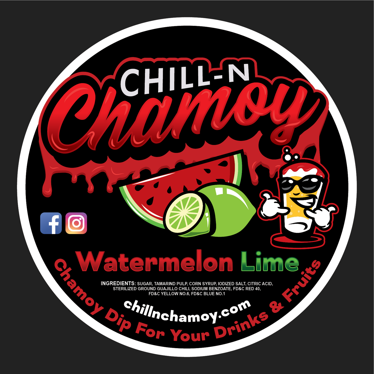 Watermelon Lime Chamoy Rim Dip